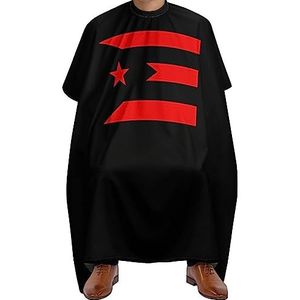 Salon Cape Puerto Rico Vlag Kapper Cape Unisex Kappers Cape Premium Haar Snijden Cape Voor Thuis Kapper Accessoires Kappers 140x168cm