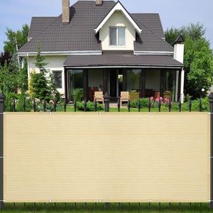 Zonnezeil Zonwering 110 x 130 cm Uv-Bescherming Ademend Waterdoorlatend Tuin- en Terrasoverkapping Eenvoudig Te Installeren Voor Buitentuin Bloem Plant Kas Kennels, Creme Kleur