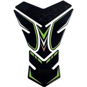 Brandstoftanksticker Motorcycle Gas Tank Bescherm Sticker Tankdop Cover Beschermende Pad Stickers Decals Versieren Voor Kawasaki Z900 Z 900 Decals(Groen 2)