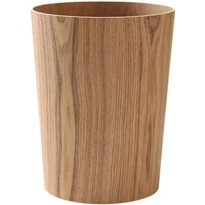 Afvalbak Creatieve opbergruimte Houten afvalbak Thuisafvalbak Hotel Woonkamer Kantoor Prullenbak Papierbakken Blikken Nordic Recyclingbak,A2