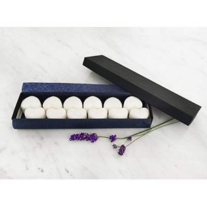 Lavendel & Ylang Ylang Aromatherapie Set van 12 Hartvormige Wax Smelts | Slaapverwekkend | 100% Natuurlijk | Geparfumeerd met Alleen Etherische Oliën | Veganistisch en Dierproefvrij