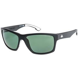 Quiksilver Trailway Polarized - Zonnebrillen voor Heren - Zonnebrillen - Heren - One size - Zwart, Zwart/Groen Plz, da One Size