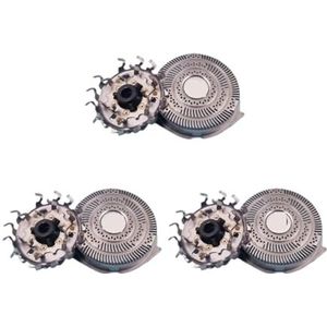 3 stuks scheerapparaat vervangende kop, compatibel voor Philips, AT751 HQ8240 HQ8250 HQ9070 HQ9160 HQ9170 HQ9190 scheerhoofden Blades B