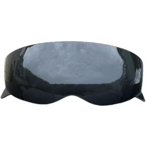 Motorhelm vizier lens, Helmvizier, Verborgen Helmschild Binnenlens Vizier Uv-Cut Helmgezicht Motorhelmschild Accessoires Onderdelen (Alleen for Goud-daggebruik)(Black-day Use Only)