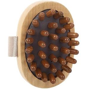 Handbediende hoofdbagger Beuken massager Hoofdmassageborstel acupunt Meridian Brush/10521