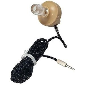 ProTechTrader Piëzo-elektrische oortelefoon hoge impedantie keramische piëzo oorstuk voor kristallen radio's met 3,5 mm (1/8 inch) audio-aansluiting - verbeterde messing diaphram met alle gesoldeerde