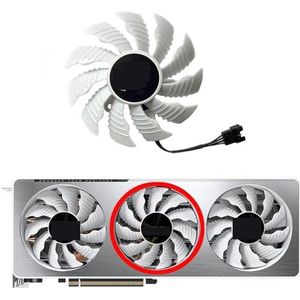 Vervangende ventilator voor GIGABYTE voor GeForce RTX3070 LHR 8GB voor VISION grafische kaart(Middle fan)
