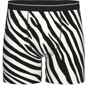 GRatka Boxer slips, heren onderbroek boxer shorts been boxer slips grappig nieuwigheid ondergoed, zebra streep natuurlijk, zoals afgebeeld, XL
