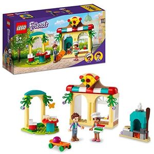 LEGO Friends Heartlake City Pizzeria, Speelgoed Set voor Kinderen vanaf 5 Jaar met Pizza Restaurant en Poppetjes van Personages Olivia en Ethan, Cadeau voor Meisjes en Jongens 41705