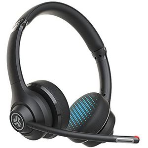 JLab Go Work Draadloze Hoofdtelefoon met Microfoon - PC Headset met 45+ Speeltijd en Meerdere Aansluitingen via Bluetooth naar Computer en Mobiel