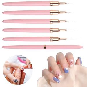 YOUDING Dunne Brush, Elegante Art Brush, Fine Detail Art Brush, Professionele Canvas Schilderij Art Design Borstel voor Lnes Dotting Tekening, Gel Polish Schilderen