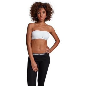 Urban Classics TB683 Dames Top Dames Pads Bandeau, wit (wit 220), XS