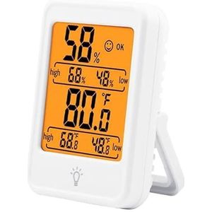 LCD Digitale Thermometer Hygrometer Binnenkamer Elektronische Temperatuur-vochtigheidsmeter Sensormeter Weerstation For Thuis(MC41-White)