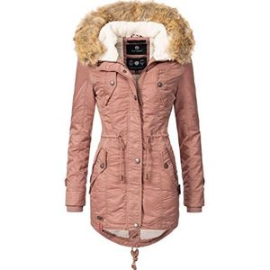 Navahoo La Viva winterjas voor dames, winterparka, XS - 3XL, terracotta, M