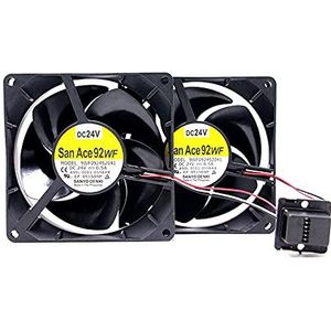 Dual fan 9WF0924S2041 A90L-0001-0598#B 9032 24V 0.5A inverter cooling fan