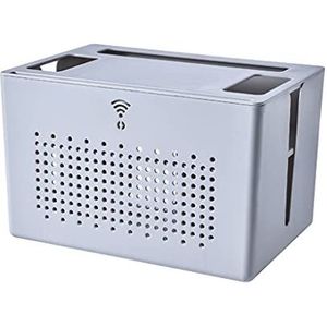 Dubbellaags Wifi Router Opbergdoos Desktop Socket Draad Box Set Top Rack Power Strip Verborgen Afwerking Doos Huishoudelijke Item