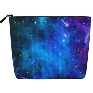 CRJSYCBYB Melkweg Gedrukte Valse van de de Make-upzak van de Hennepmake-up de Zak, Zwart, Eén maat