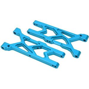 Voorste onderarm, lichtgewicht nauwkeurige professionele metalen voorwielophanging aluminiumlegering voor 1/10 RC auto(blauw)