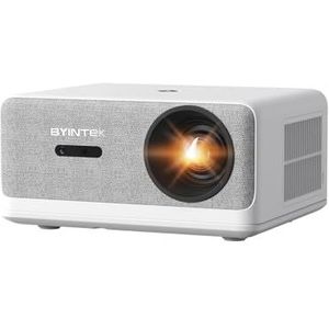 BYINTEK U14 Beamer 4K thuisbioscoop, 30.000 lumen, Full HD, WiFi6 BT 5.0, 1980 x 1020p, autofocus, stofdicht, obstakelvermijding, 450 inch