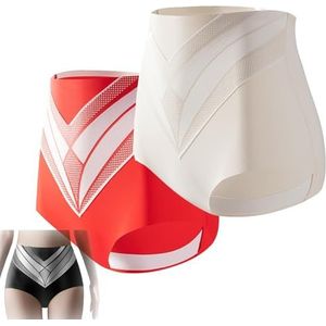 CEAeis Titanium Fiber Toermalijn Shaping Shorts, Titanium Fiber Shaping Shorts, Buikcontrole Ondergoed Voor Vrouwen, 2pc-f, L