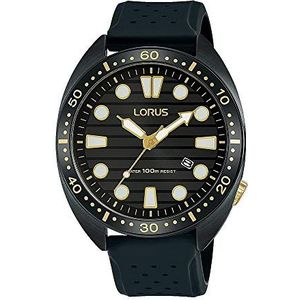 LORUS RH927LX9 Analoog kwartshorloge voor heren, met siliconen armband