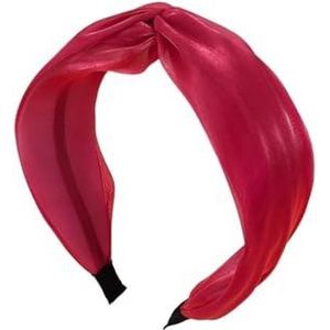 Sorcristy 1 x rode haarband voor dames en meisjes, modieus