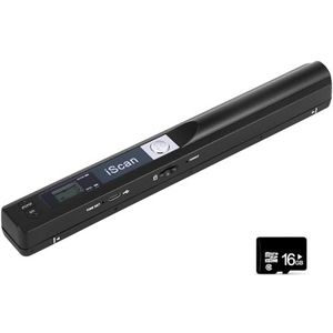 Draagbare Handheld Scanner, Moontie Document Wand Scanner Handheld voor Business Foto Foto Foto Ontvangsten Boeken JPG/PDF Formaat Selectie Micro SD-kaart Hand Scanner-B
