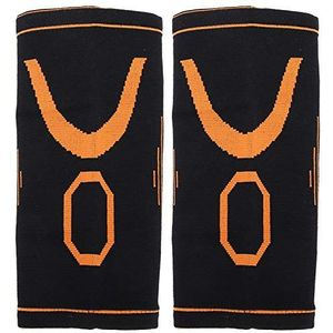 Kniebeschermer Beschermende kniebeschermers Soft - Slip voor dagelijks gebruik voor skateboard(Orange+black)