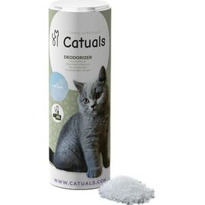 Catuals - Kattenbakvulling Geurverdrijver - Neutraliseert Urinegeur - Onschadelijk voor Mens en Dier - Lange Gebruiksduur - 100% Biologisch - Vegan - Mild, Zacht & Ontspannend - Baby Care - 500g