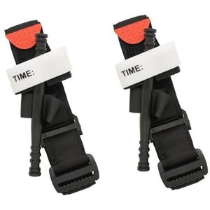 Tourniquet - Outdoors Camping Spinning Militaire Combat Emergency Tourniquet-Een Bediening Tourniquet Medische Ehbo Apparatuur Voor familie Kinderen School Training (2 Pack)