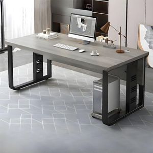 Scrivania moderna per ufficio direzionale, minimalista, con computer e gestione cavi integrata, design ergonomico, studio e scrittura senza sedie per ufficio domestico - 71 L x 31,5"" W 29"" H