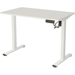 Vestland - Zit-sta Bureau Elektrisch Verstelbaar - Geheugenfunctie - 100 x 60 CM (Wit, 100x60)