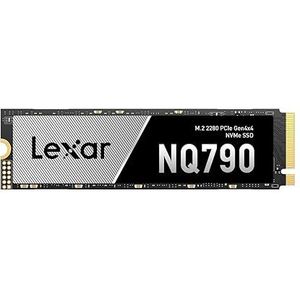 Lexar NQ790 SSD 4TB M.2 2280 SSD NVMe 4TB interne SSD PCIe 4.0 Gen4x4, tot 7000 MB/s lezen, 6000 MB/s schrijven, interne SSD harde schijf compatibel met PS5 PC Gaming