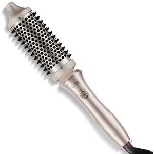 TYMO STYLUX Thermische Borstel, 38 mm 43 mm Thermoborstel voor het Creëren van Natuurlijke Krullen, Eénstaps Krulborstel voor Los en Volumineus Haar, Ronde Borstel voor Gladmaken en Volume
