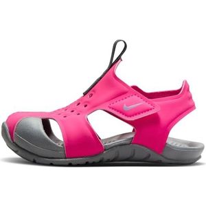 NIKE Sunray Protect 2 (TD) sneakers, Hyper PINK/Fuchsia Glow-Smoke Grey, 25 EU, Hyper Pink Fuchsia Glow Smoke Grey, 25 EU