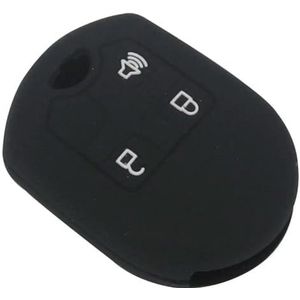 Afstandsbediening Autosleutel Siliconen Hoes Case voor Flex F150 F250 F350 F450 Explorer Edge voor Mustang Expedition Taurus Fusion-black