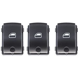 Raambedieningsschakelaar Voor A-udi A4 B6 A4 B7 8E0959851 8E0959851B 4F0959855A Electric Power Master Window Switch Knop Venster Regulator Raambedieningsschakelaar(3pcs Button)