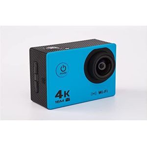 Actiecamera, 4k Sports Camera Outdoor Waterproof Extreme Sports DV HD Camera WIFI onderwatercamera(Blue)