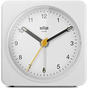 Braun BC03W - Wekker - Analoog - Wit