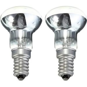 CENPEK 2 Pack 40W E14 R50 SES Dimbare Reflectorlamp Gouden Kleine Edison Schroefdop, Spotlight Halogeenlampen Warm Licht 2700K