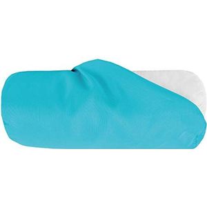 Bestlivings Overtrek voor nekkussen 15 x 40 cm (B x L) turkoois in vele kleuren