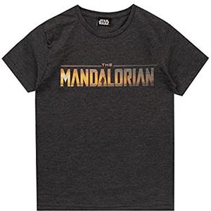 Star Wars Jongens T-Shirt The Mandalorian Grijs 140