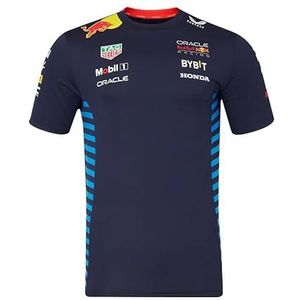 Red Bull Racing F1 Team T-shirt voor heren, Nachthemel, 3XL