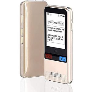 Taalvertalerapparaat, Vertalerapparaatondersteuning 89 talen, draagbare directe spraak- en tekst- en opname-wifi/hotspot/offline tweerichtingsvertaler voor zakenreizen Decoration