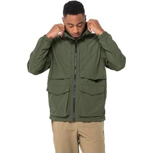 Jack Wolfskin Lightsome Wandelen JKT M Softshelljas, Greenwood, M Heren, Greenwood, M
