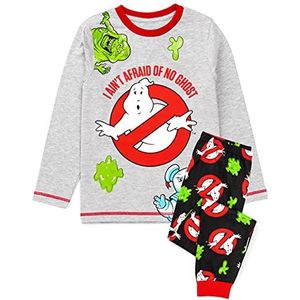 Ghostbusters Pyjama's Jongens Kinderen Monsters Grijze Lange Lengte T-shirt PJ's 5-6 jaar