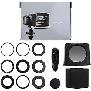Teleprompter, Smartphone Teleprompter Interview Video Prompter Monitor Teleprompter DSLR Camera Fotostudio, Online onderwijs livestreaming