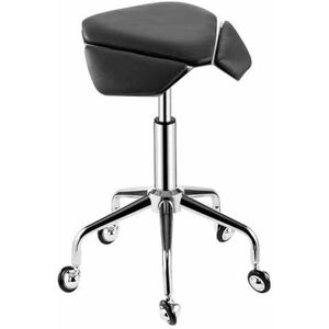 Kruk Met Wielen, Verstelbare Zadelsalonkruk Met Gaslift, Stoel For Manicure, Tatoeage, Spa, Schoonheidstherapie, Bar(B)