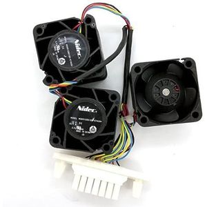 LMNCBVYA - W38S12BS1B5-57A06, 0,77A, 38x38x28mm, Double Ball Lager, Air-Cooled for Computer Cases 3 stuks 3828 DC12V Server Fans
