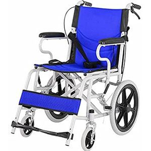 Rolstoelen - Opvouwbare Transit-Reisrolstoel - Rood - Superlicht